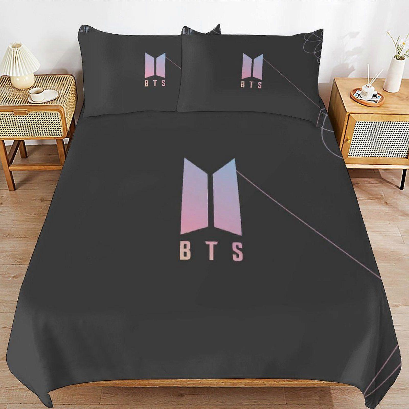 BTS  Comfort Thread Line Simple Function Reliable Fit Duvet Cover Sets Bed Solution
