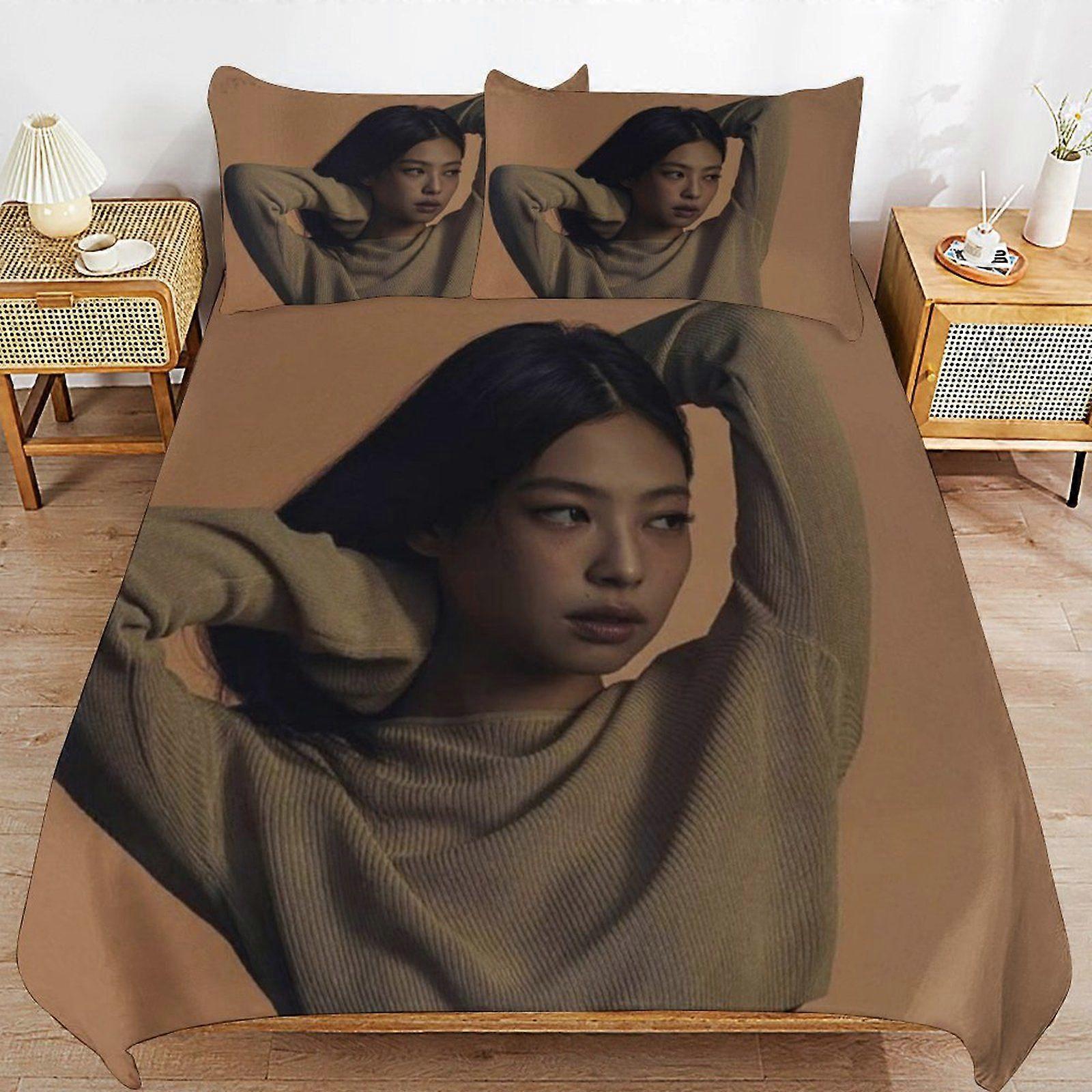 Jennie Perfect Sleep Upgrade Clean Threaded Surface Soft Handling Duvet Cover Sets Comfort Setup