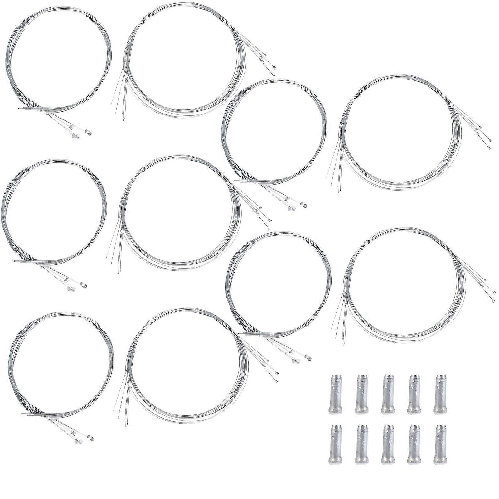Bike Brake and Derailleur Cable Replacement Accessories 40Sets