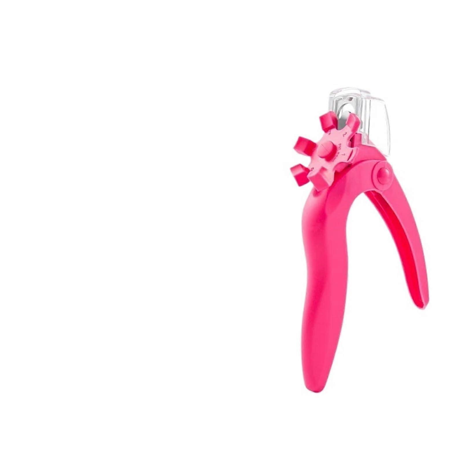 Professional Acrylic Nail Clipper with Turntable, Adjustable UShape False Nail Cutter for Thick Nails