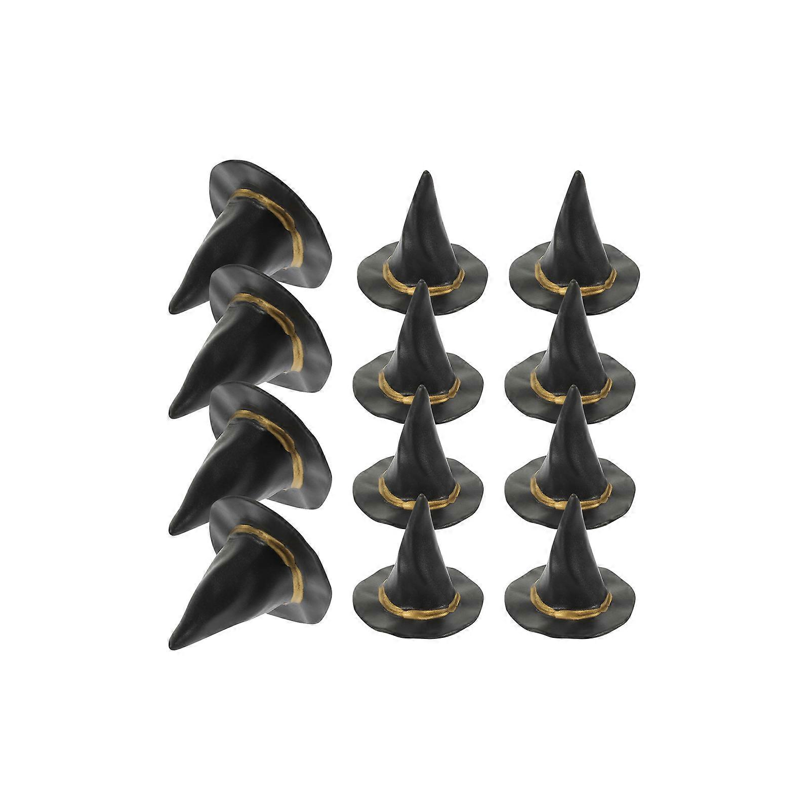 Hats Miniature Witch Hat Decorations for Halloween 12Pcs