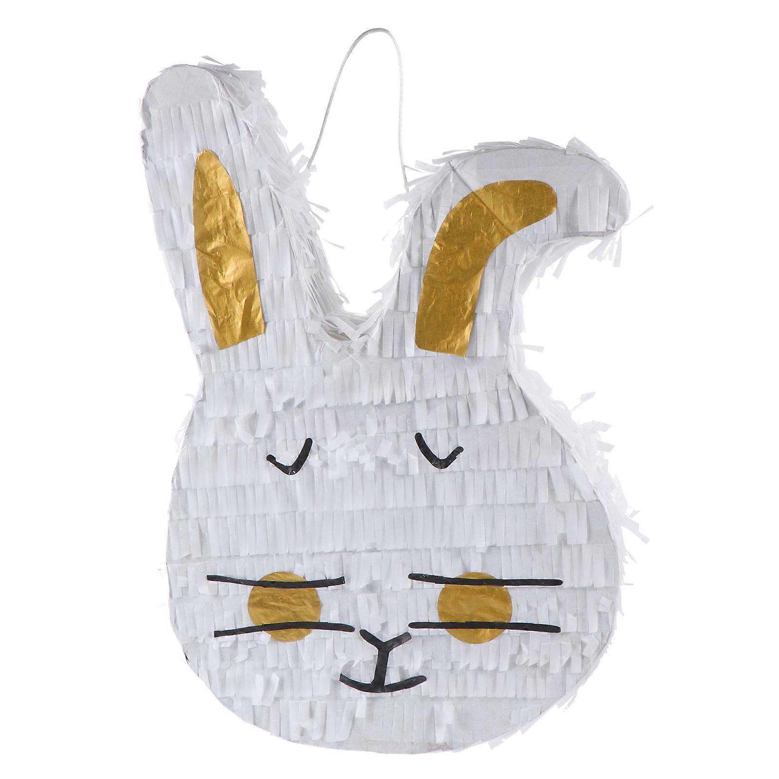 Paper Pinata Easter Hanging Decor for Party Decoration Rabbit
