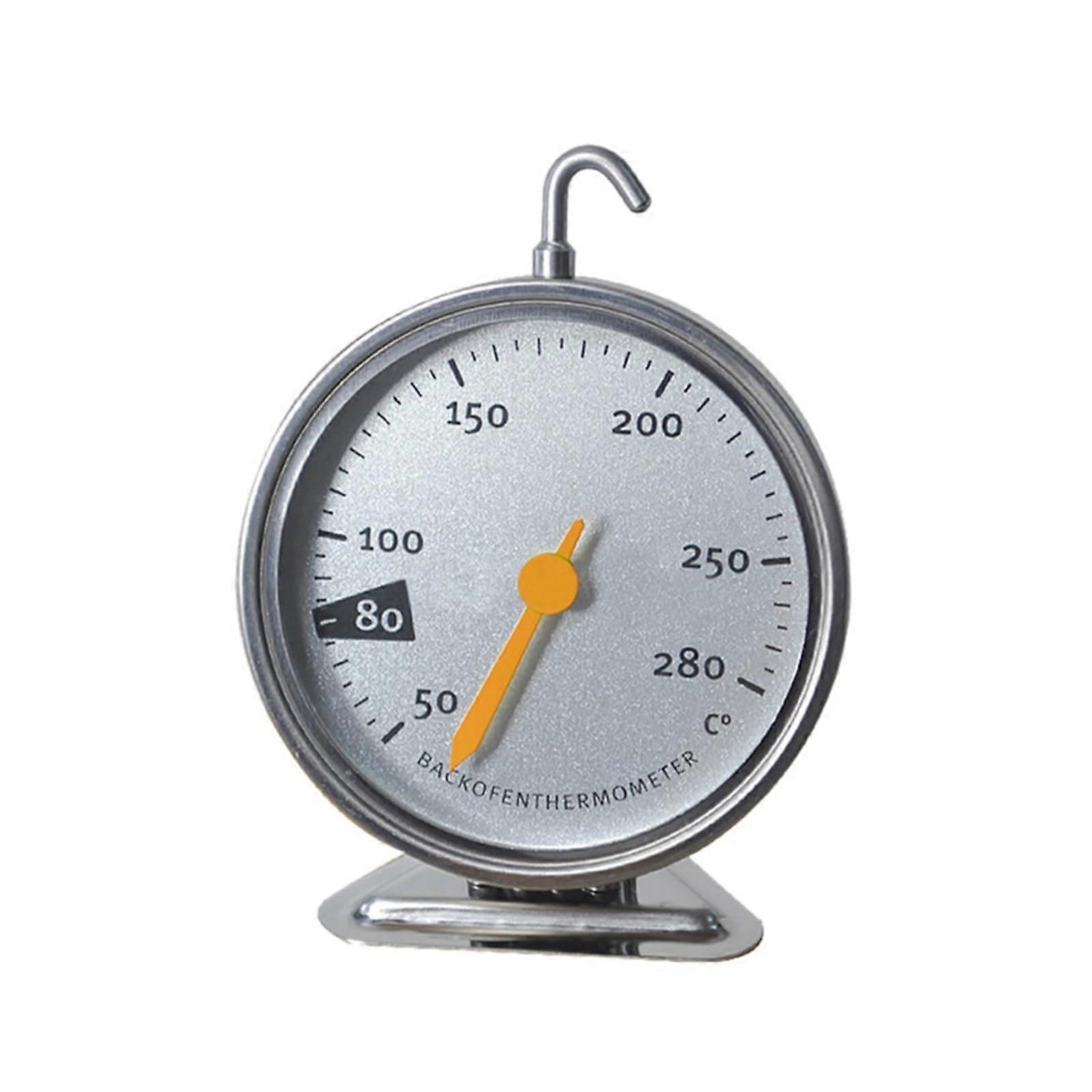 Stainless Steel Oven Thermometer Large EasyRead Dial for Baking and BBQ Meat