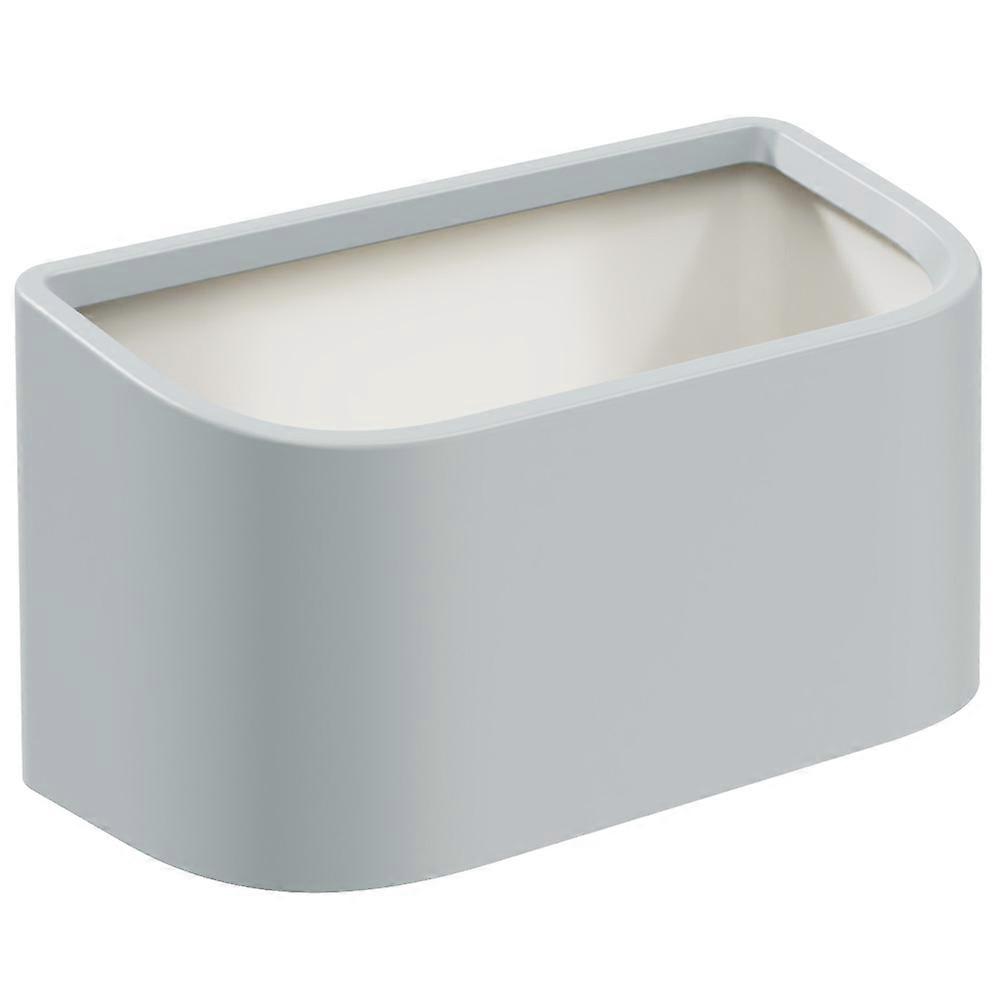 White Hanging Waste Bin for Kitchen Wall Mount Use Strong