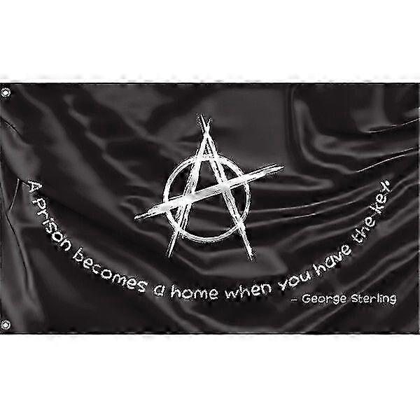 Anarchy Quote Flag Pattern 114