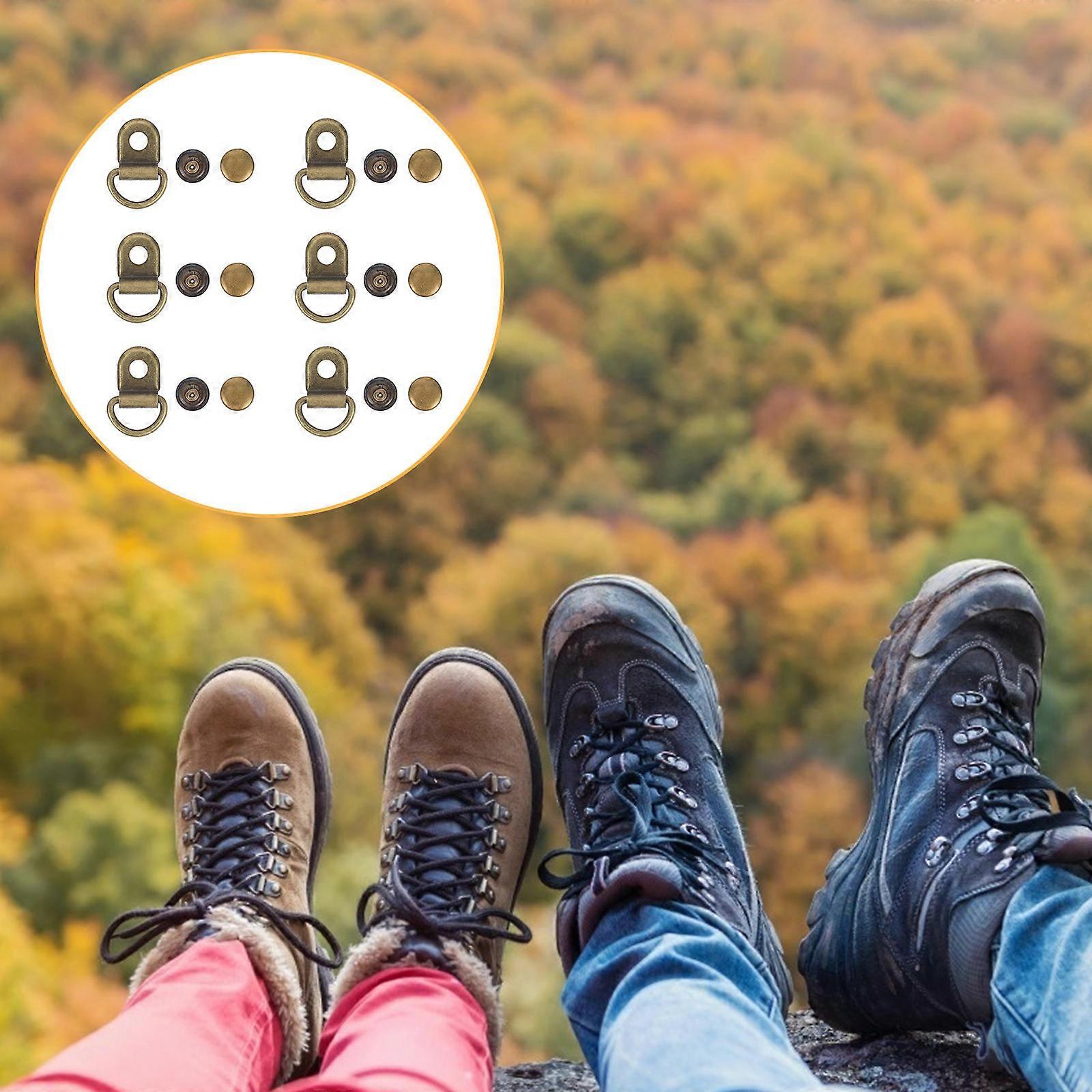 Durable Shoes Button Handbag Buckles for DIY Use 30Sets Assorted Colors