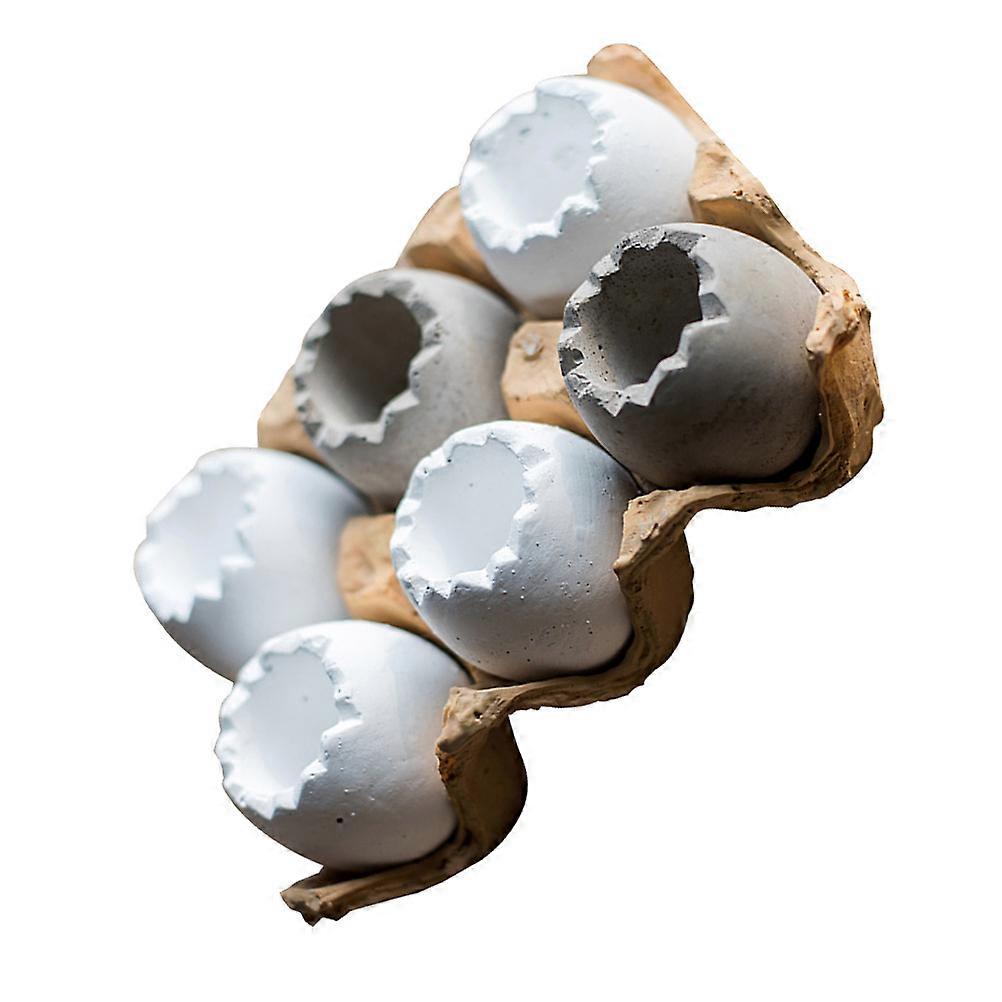 Egg Design Mini Succulent Planters for Plant Use 14Pcs Set with Tray