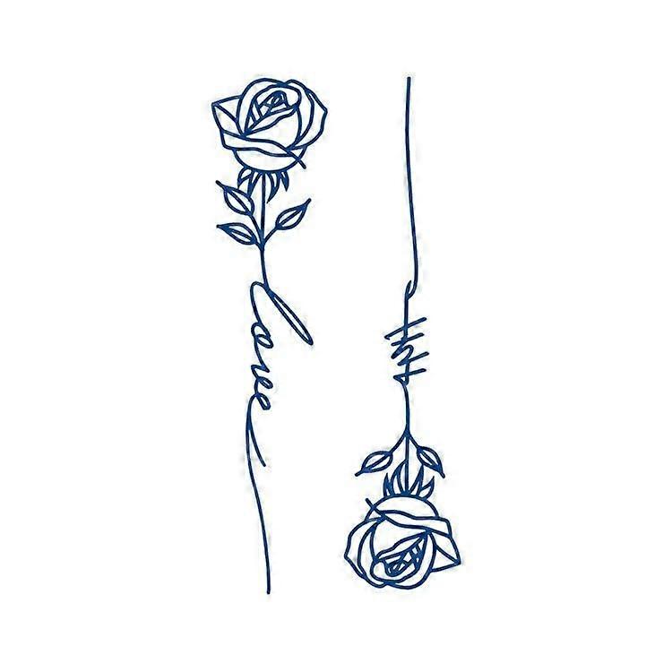 5 Sheets LongLasting Waterproof Temporary Tattoos for Arm Semi Permanent Tattoo Stickers