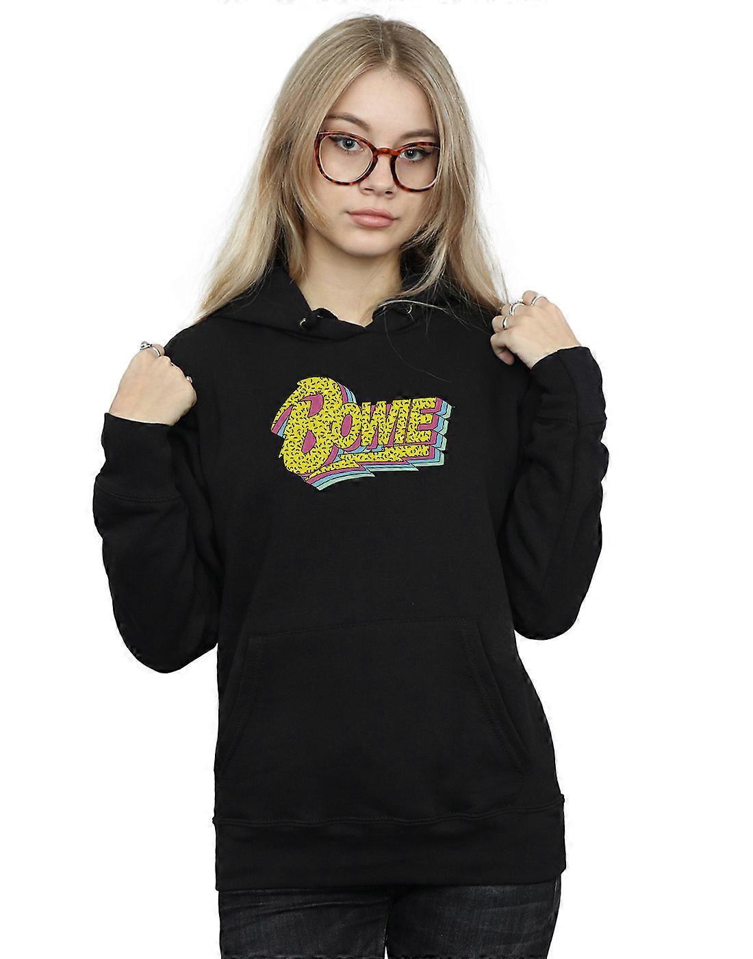 David Bowie Women's Moonlight 90s Logo Hoodie