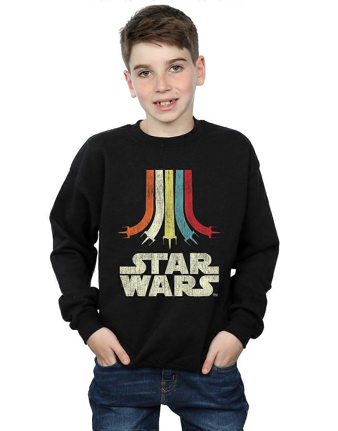 Star Wars garçons rétro Rainbow Sweatshirt