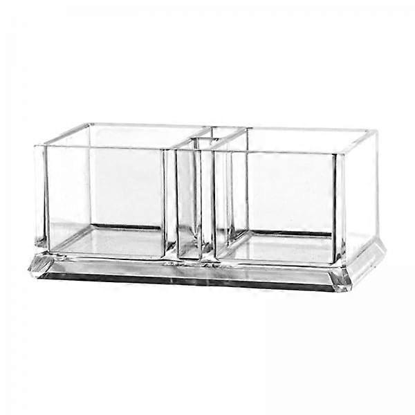 2x Clear Acrylic Sugar Packet Holder and Tea Bag Storage Container for Kitchen Countertop