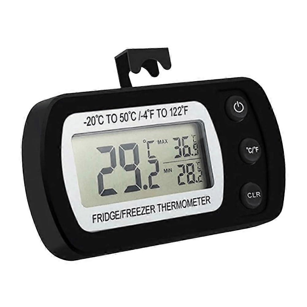 Waterproof Digital Refrigerator Freezer Thermometer with Large LCD, Max Min Record, Magnetic Back