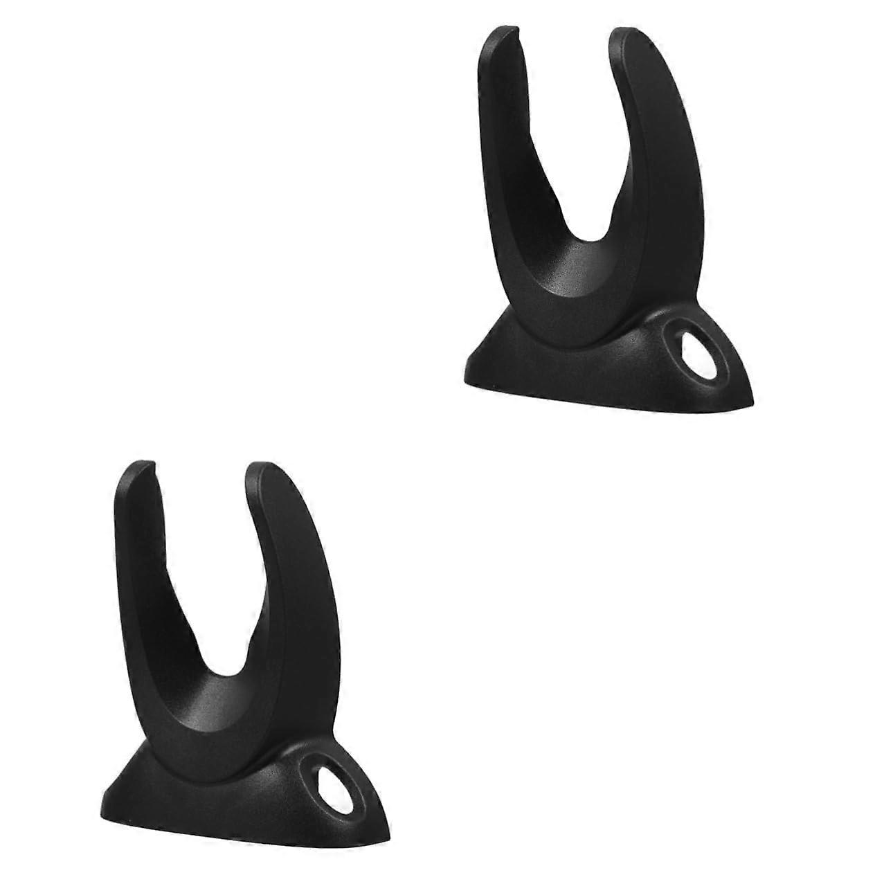 2pcs Adjustable Barcode Scanner Holder Stand Universal Wall Mount for POS Systems, Black