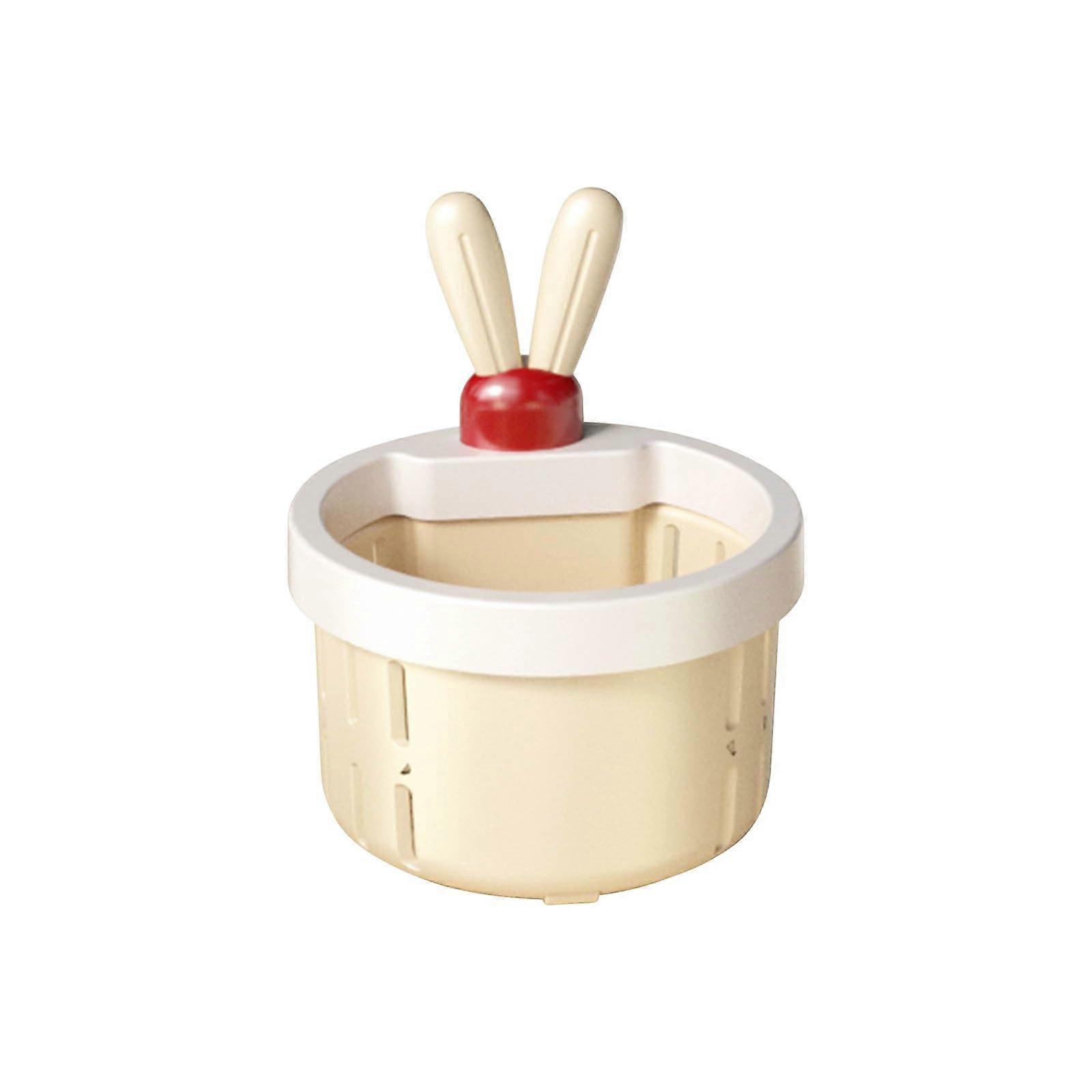 Kitchen Sink Drain Strainer, SelfCleaning Cactus Basket with Automatic Dumping and Clog Prevention, Yellow