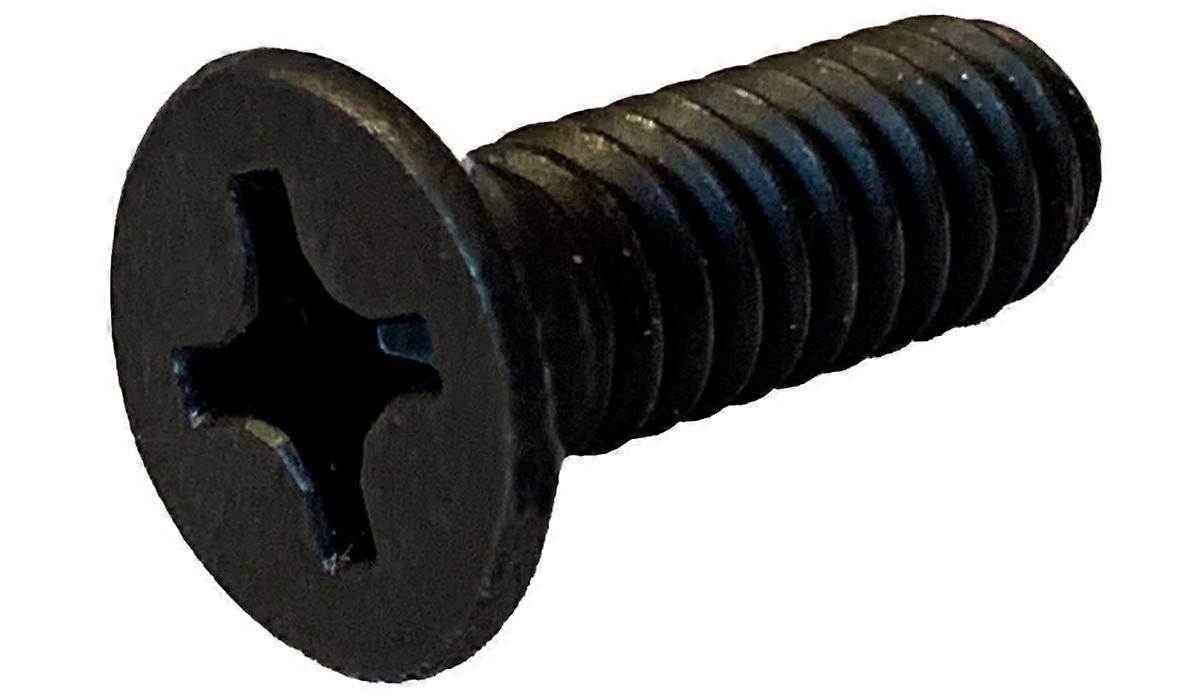 1032 x 3/8 Phillips Flat Head Machine Screws Black Oxide Fully Threaded Pack of 100