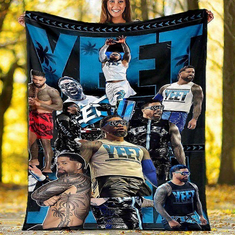 JEY USO YEET Theme Blanket Soft And Cozy Digital Print Polyester Knit for Napping Camping