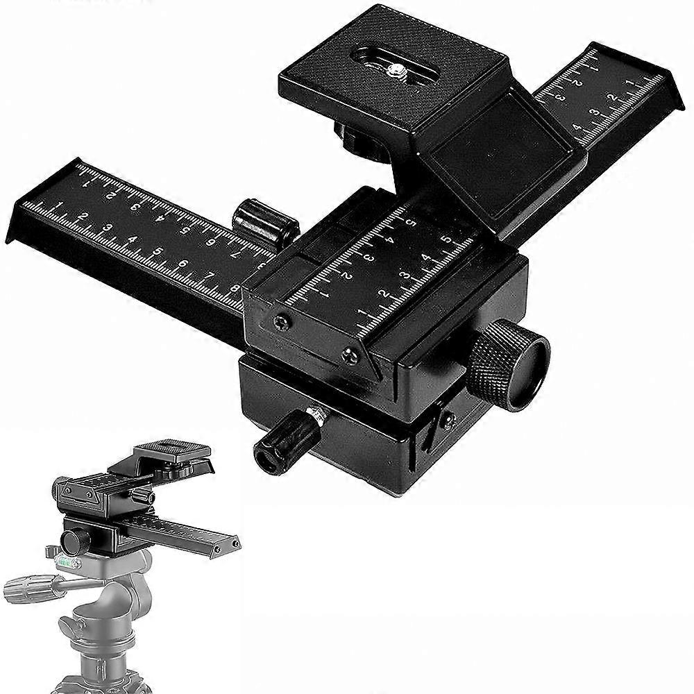 Premium dual-axis 4-way macro focusing slide rail