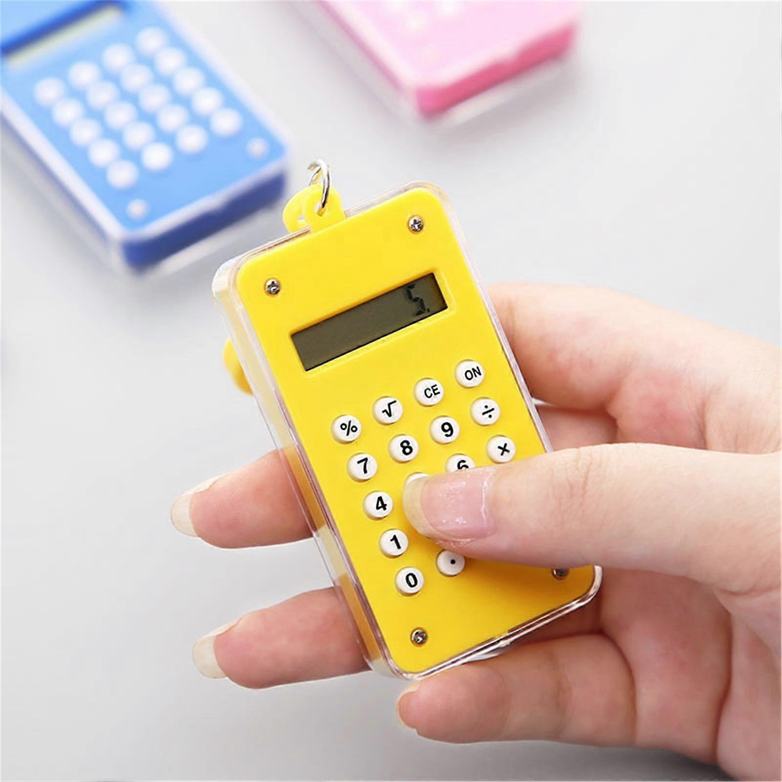 Students Professional Mini Calculator Creative Hand Held Adorable 8-bit