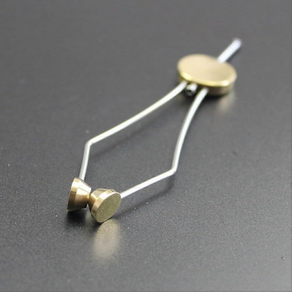 Fly Tying Bobbin Holder Stainless Steel Ceramic Tube Tool with Flared Handle and Smooth Thread Control