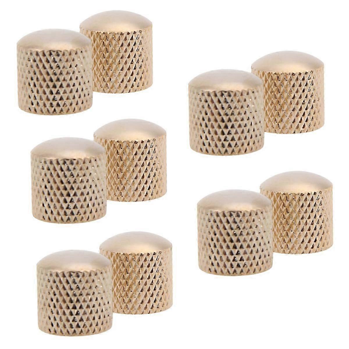 gold Metal Dome Guitar Volume Knob