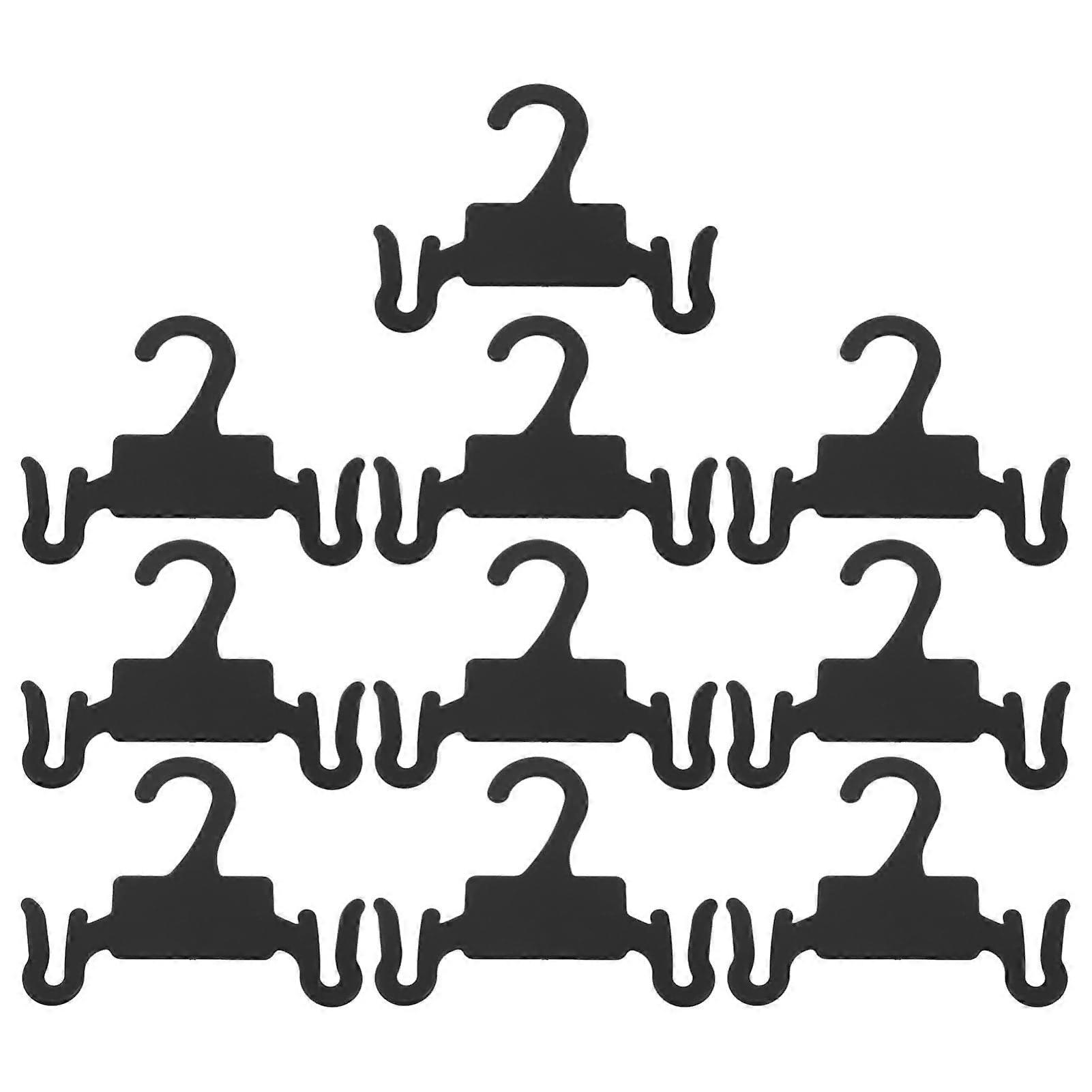 10PCS Plastic Shoe Hanging Organizer Rack for Slippers Sandals SpaceSaving Drying Display