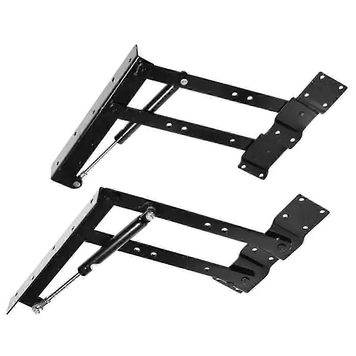 2PCS Coffee Table Multi-Functional Desktop Folding Lifter Hydraulic Air Support Lifting Rod Folding