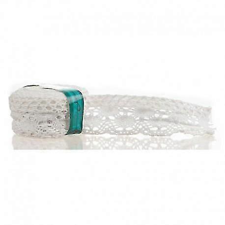 Bred vit hyllbård, 4 cm bred och 4 meter lång