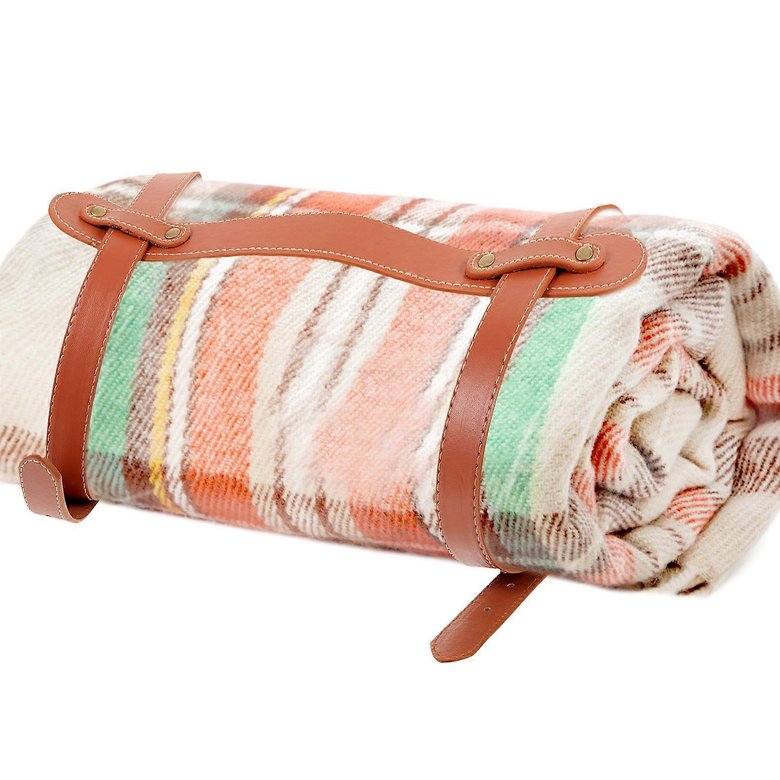 Brown Blanket Strap for Camping Binding 1 Strip