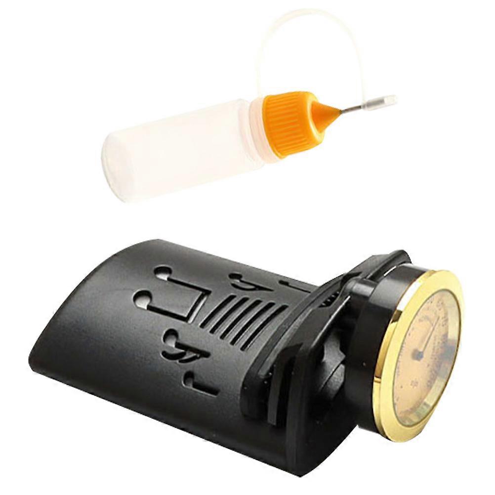 Universal Guitar Humidifier Musicians Storage Black Plastic Prevent Cracking 1 Set