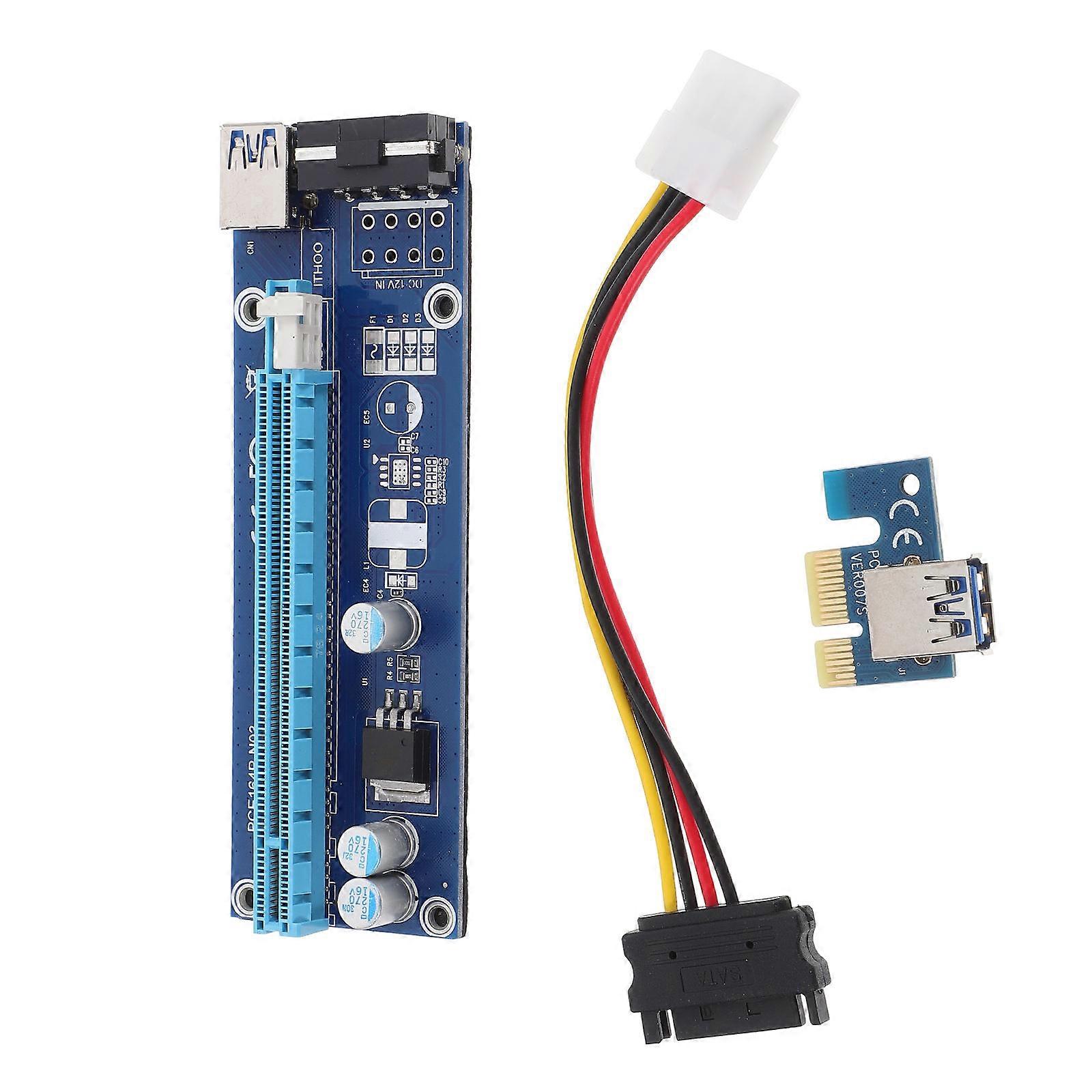 Pci-E 1X to 16X Extender 1Set for Computer GPU Mining Equipment