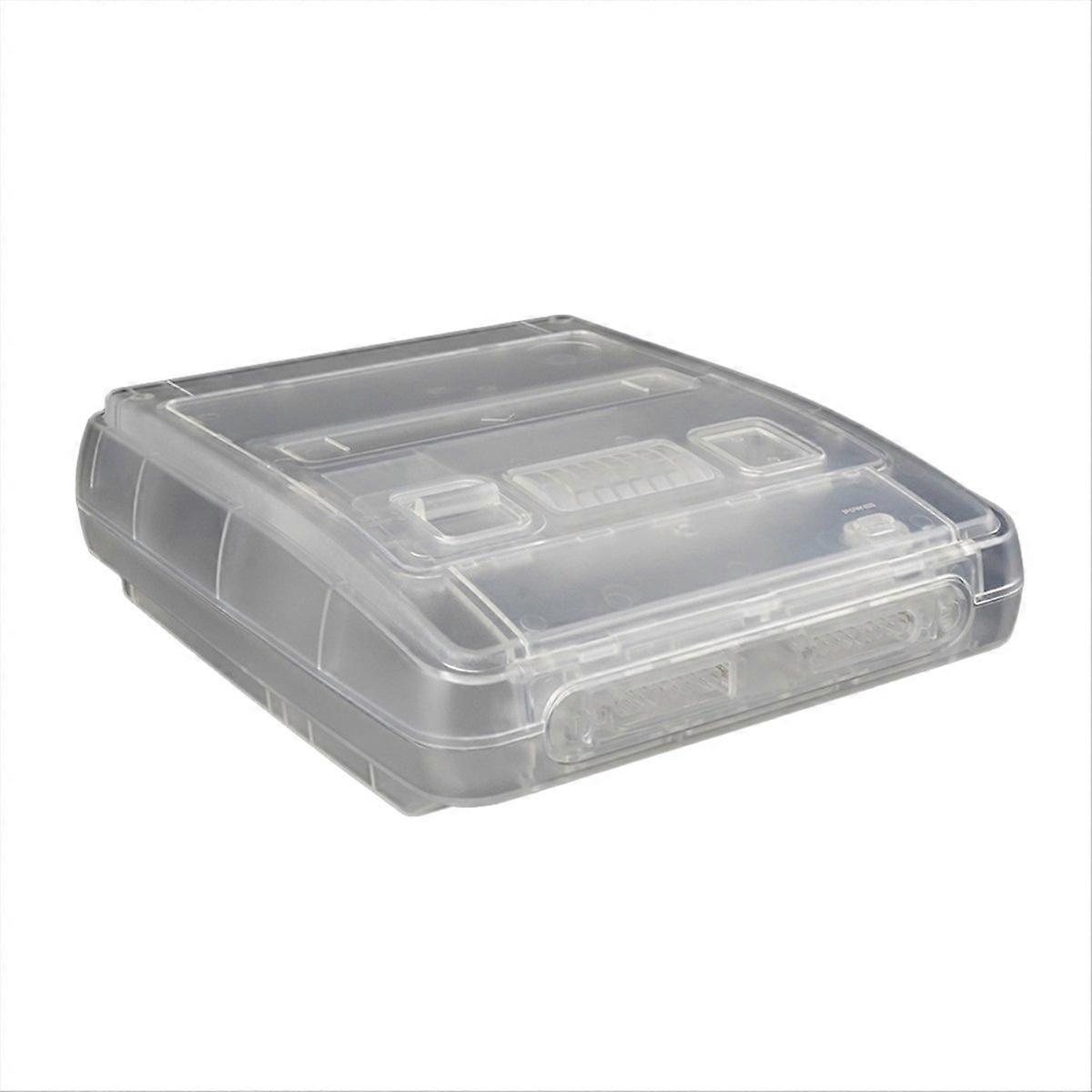 For Game Console for SFC Replacement Case Transparent Box for Super Famicom Console White