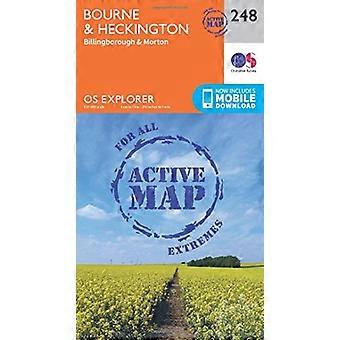 OS Explorer mappa attivo (248) Bourne e Heckington (OS Explorer mappa attiva)