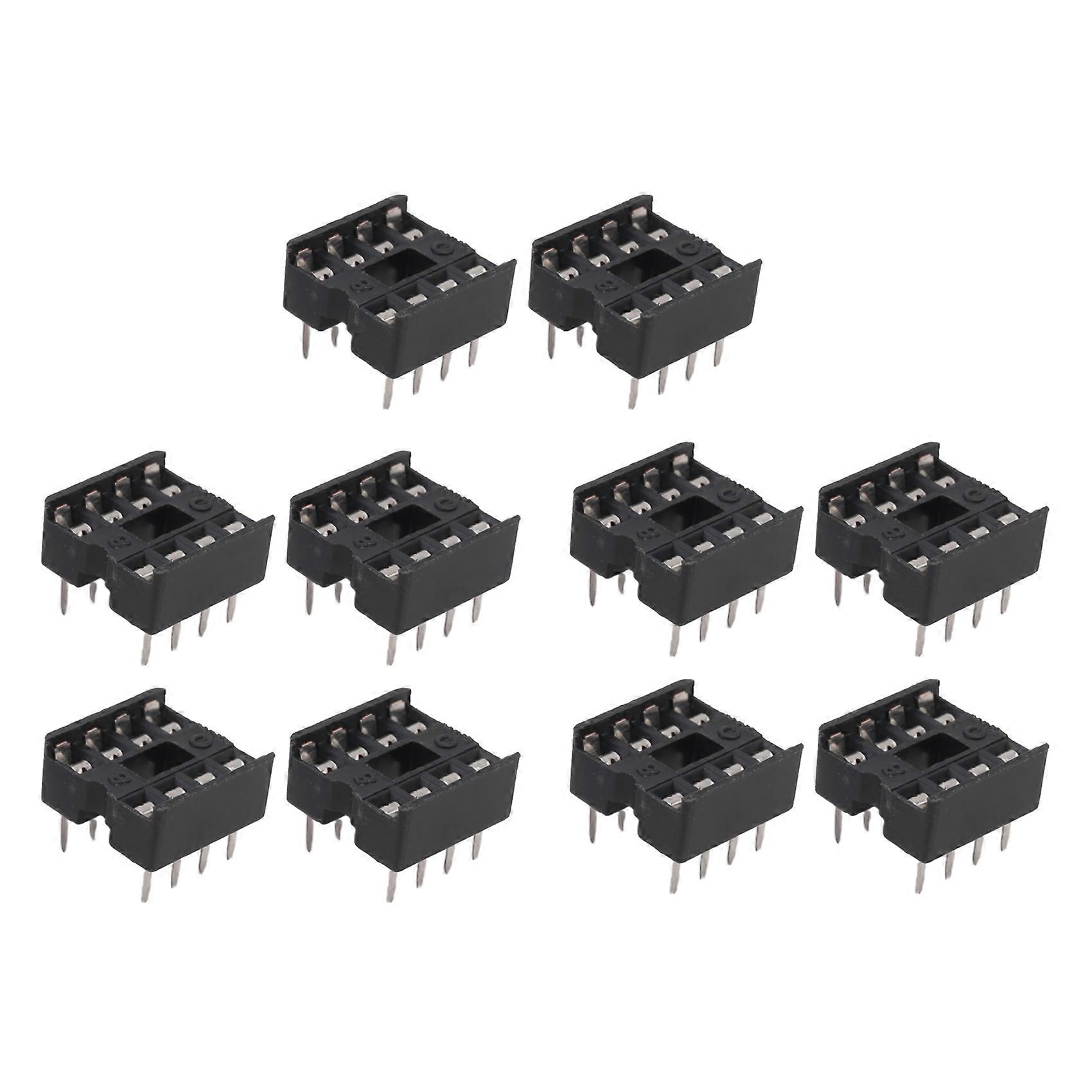 10 x 8 Pin DIP IC Sockets Adaptor Solder Type Socket