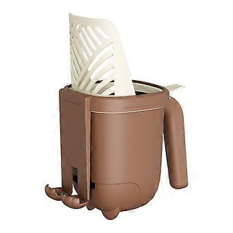 Cat Litter Scoop with Holder 3-in-1 Pet Litter Shovel with Waste Can Kitten Litter Scooper with