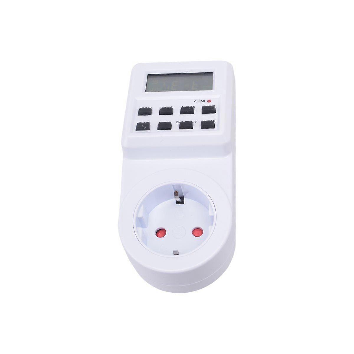Digital Timer Socket Electronic Timing Switch 24h Kitchen Timer Outlet Programmable Socket EU Plug