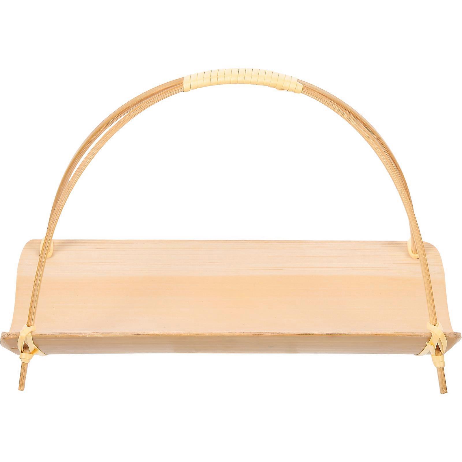 Beige Snack Tray for Kitchen Use Multi-Function Dessert Plate