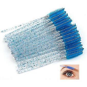 Engangs øjenvippebørster 50 stk. Mascara-pensler Øjenbrynsextensions Børste Applikator Kosmetik Makeupbørste Værktøj