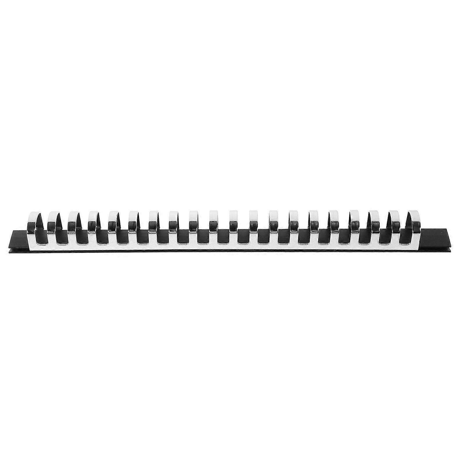 20-hulls glideklips metall notatbokperm for DIY solid utskifting