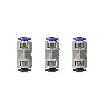 3 stk. PTFE-rørkobling kompatibel med X1/X1C/P1P/P1S 3D-printer reservedele kompatible med X1-serien og P1-serien