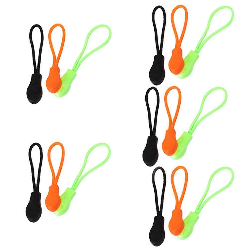 Zipper Puller Plastic Zipper Head for Clothing Replacement 15Pcs Set