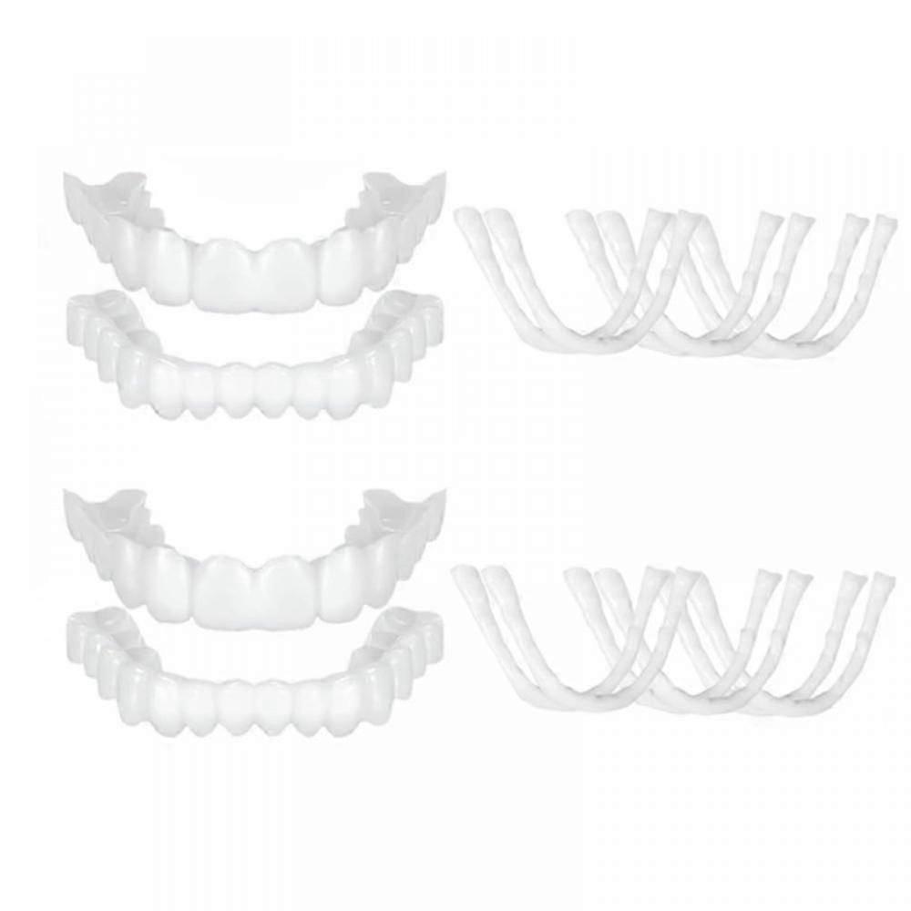 Upper/lower Comcompatible witht Fit Flex Whitening Denture Braces