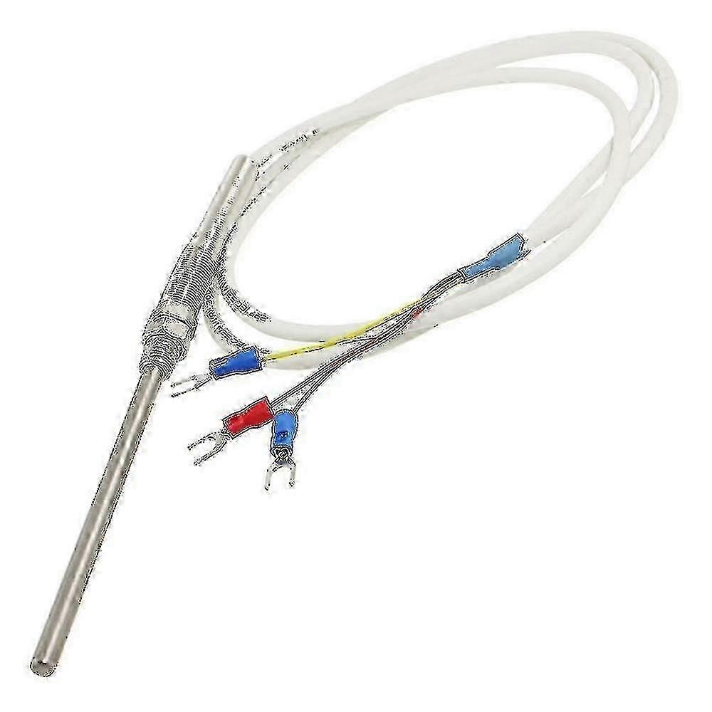 Pt100 Temperature Control Thermocouple Probe Sensor 1m 3.3ft