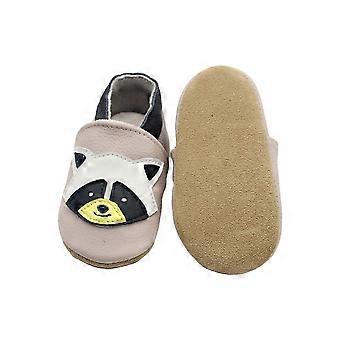 2026 Gut!! Babyschuhe, weiche Lauflernschuhe, Lederschuhe mit Tiermuster, erste Lauflernschuhe für Jungen und Mädchen von 6-24 Monaten, Größe A-XL (18-24 Monate)