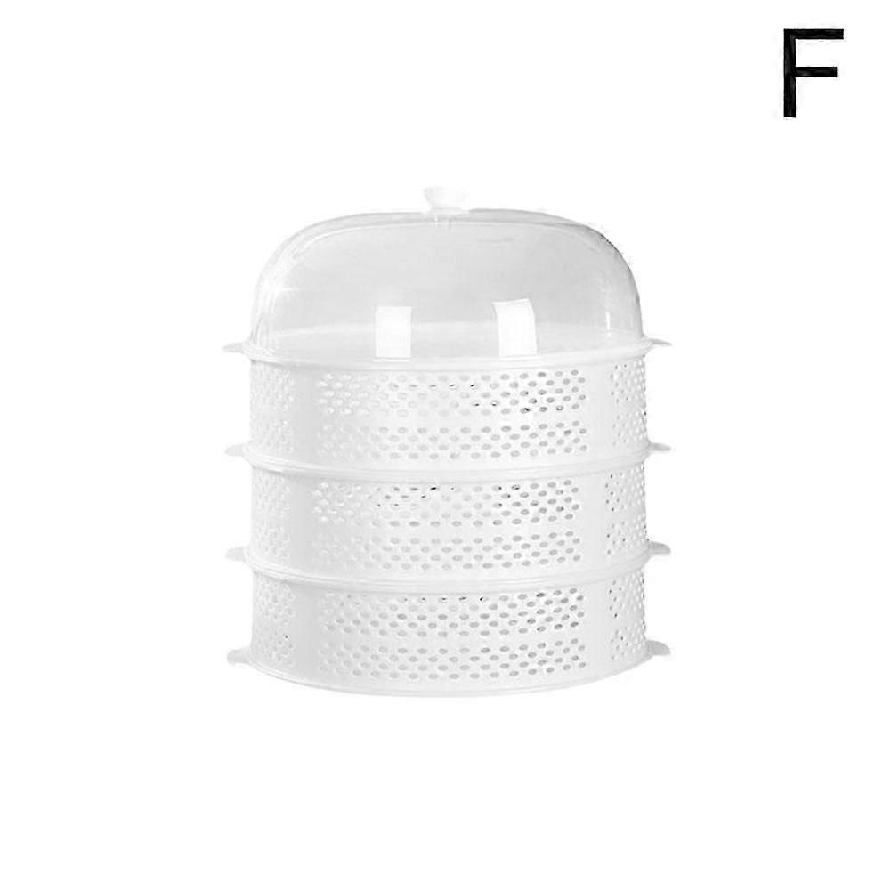 Hollowed-out Food Cover Multi-layer Insect Protectors Storage Stackable