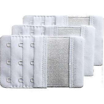 3 stuks dames zachte comfortabele extensie 3 haak bh-extenders