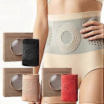 Waist Trainer, 90% Nylon 10% Spandex, Honeycomb Design, High-Waisted, Seamless, Breathable, Skin-Friendly, Waist Shaping, Fat Burning, 1 Piece