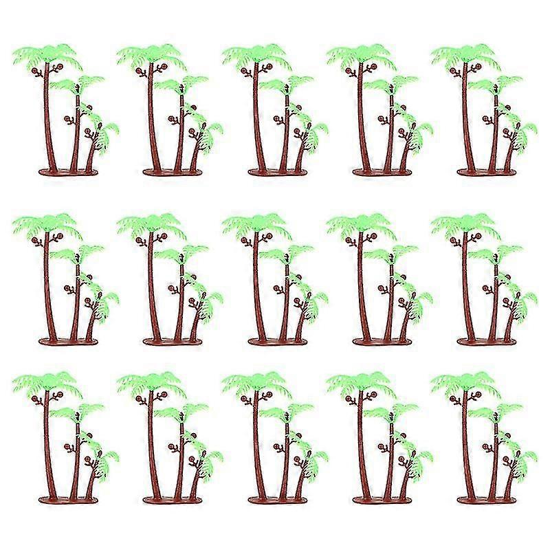50pcs cake decorations , Mini Coconut Tree