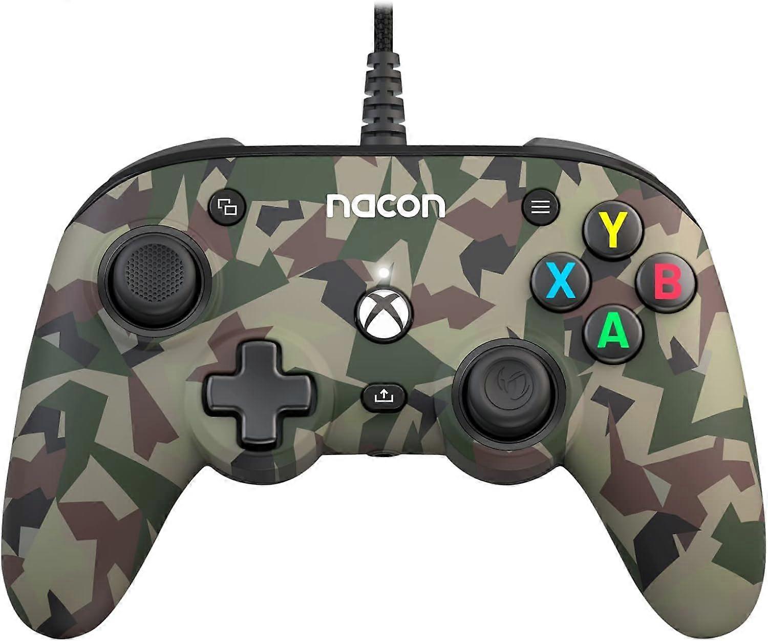Nacon Pro Compact Camo Wired Controller Xbox Series X