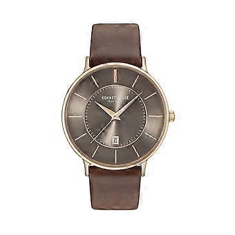 Kenneth Cole New York men's watch wristwatch leather KC15097003