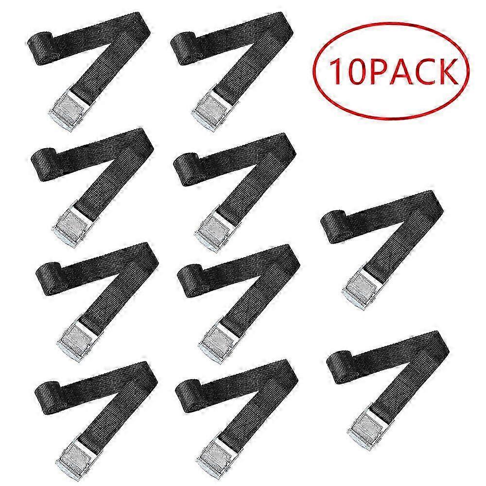 40cm, 10 Pack Adjustable Lashing Straps
